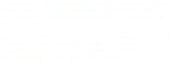 De nieuwe aanbestedingswet, het meer toepassen van integrale contractvormen en systeemgerichte contractbeheersing vraagt om een andere werkwijze van zowel opdrachtgevers als ook opdrachtnemers. ProCon Advies kan de gewenste ondersteuning bieden op het gebied van Design & Construct-contracten (D&C), de Economisch Meest Voordelige Inschrijving (EMVI) en Systeemgerichte Contractbeheersing (SCB).