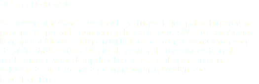 opstellen EMVI Als gevolg van de nieuwe aanbestdingwet zijn opdrachtgevers in principe verplicht te gunnen op het criterium EMVI. ProCon Advies kan opdrachtgevers helpen bij het selecteren en formuleren van de juiste EMVI-criteria. Dit om de gewenste meerwaarde in de inschrijvingen voor de opdrachtgever te verkrijgen en een voldoende onderscheidend vermogen te bieden voor marktpartijen.