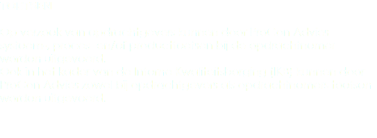 TOETSEN Op verzoek van opdrachtgevers kunnen door ProCon Advies systeem-, proces- en/of producttoetsen bij de opdrachtnemer worden uitgevoerd.
Ook in het kader van de Interne Kwaliteitsborging (IKB) kunnen door ProCon Advies zowel bij opdrachtgevers als opdrachtnemers toetsen worden uitgevoerd.
