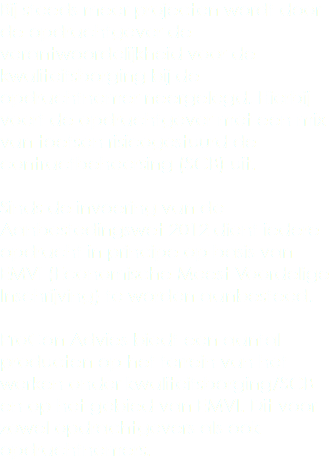 Bij steeds meer projecten wordt door de opdrachtgever de verantwoordelijkheid voor de kwaliteitsborging bij de opdrachtnemer neergelegd. Hierbij voert de opdrachtgever met een mix van toetsen risicogestuurd de contractbeheersing (SCB) uit. Sinds de invoering van de Aanbestedingswet 2012 dient iedere opdracht in principe op basis van EMVI (Economische Meest Voordelige Inschrijving) te worden aanbesteed. ProCon Advies biedt een aantal producten op het terrein van het werken onder kwaliteitsborging/SCB en op het gebied van EMVI. Dit voor zowel opdrachtgevers als ook opdrachtnemers.